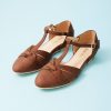 Women Charlie Stone shoes Flat Shoes | Peta Pecan-Vegan